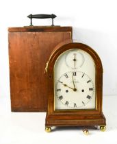 A fine 19th century Barrauds of Cornhill, London bracket clock, the arched dial having a strike /