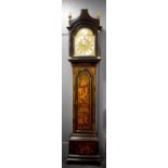 An 18th century longcase clock by Christopher Biggin of Wisbich, the brass clock face having