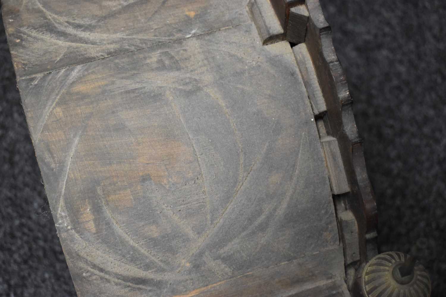 An 18th century longcase clock by Joseph Smith of Bristol, the brass clock face having gilded - Image 12 of 14