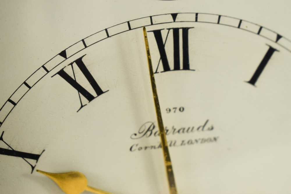 A fine 19th century Barrauds of Cornhill, London bracket clock, the arched dial having a strike / - Image 10 of 11