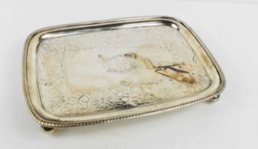 An Irish George III silver teapot stand or salver, by Gustavus Byrne for William Law, of slightly