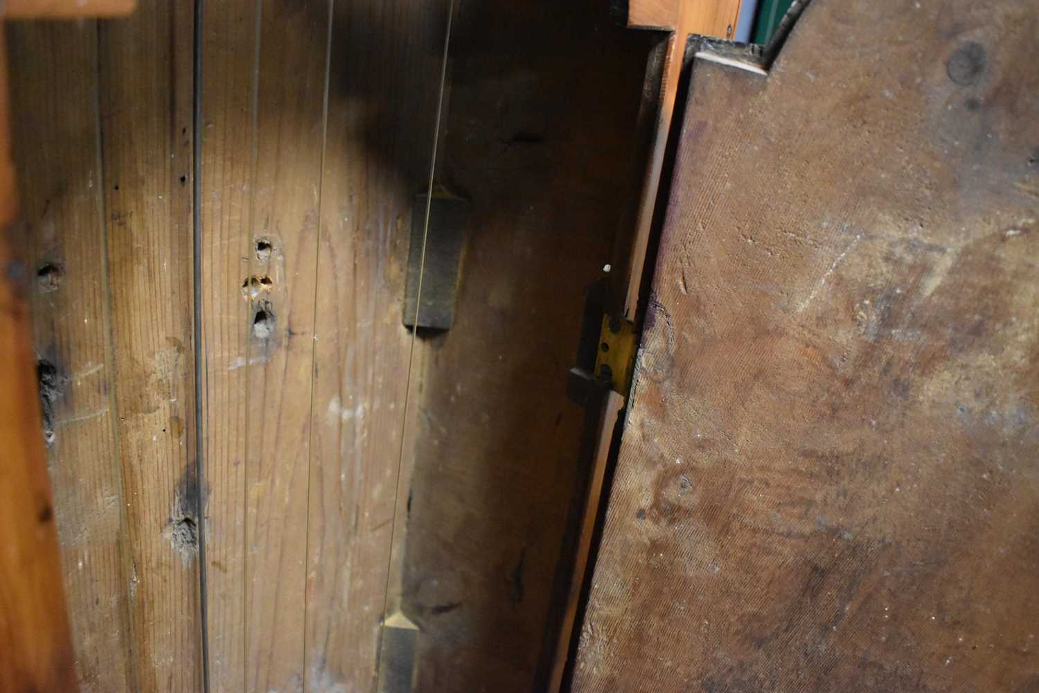 An 18th century longcase clock by Joseph Smith of Bristol, the brass clock face having gilded - Image 9 of 14