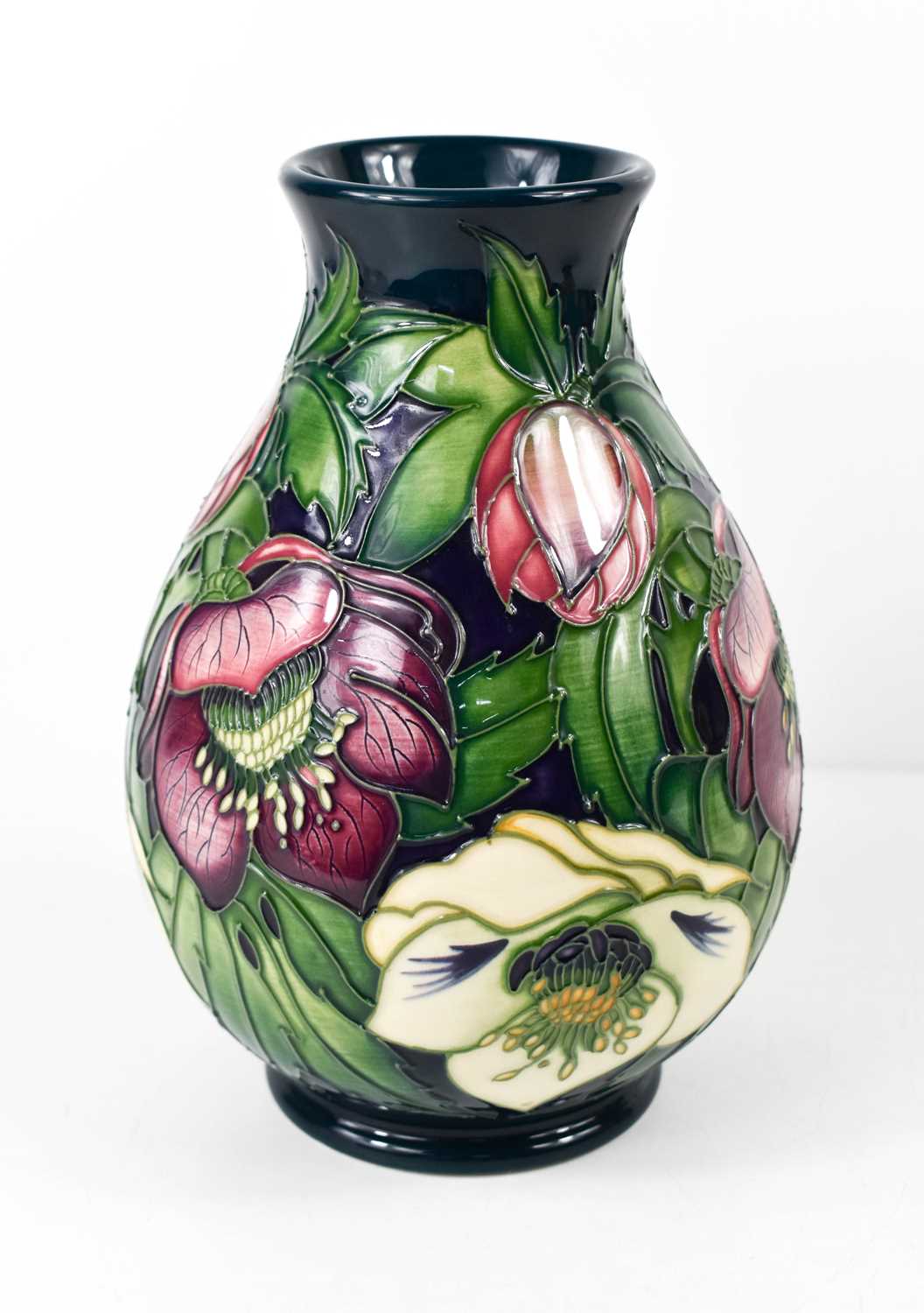 A Moorcroft vase, limited edition 43/150, dated 2005, and impressed with makers mark and signed,