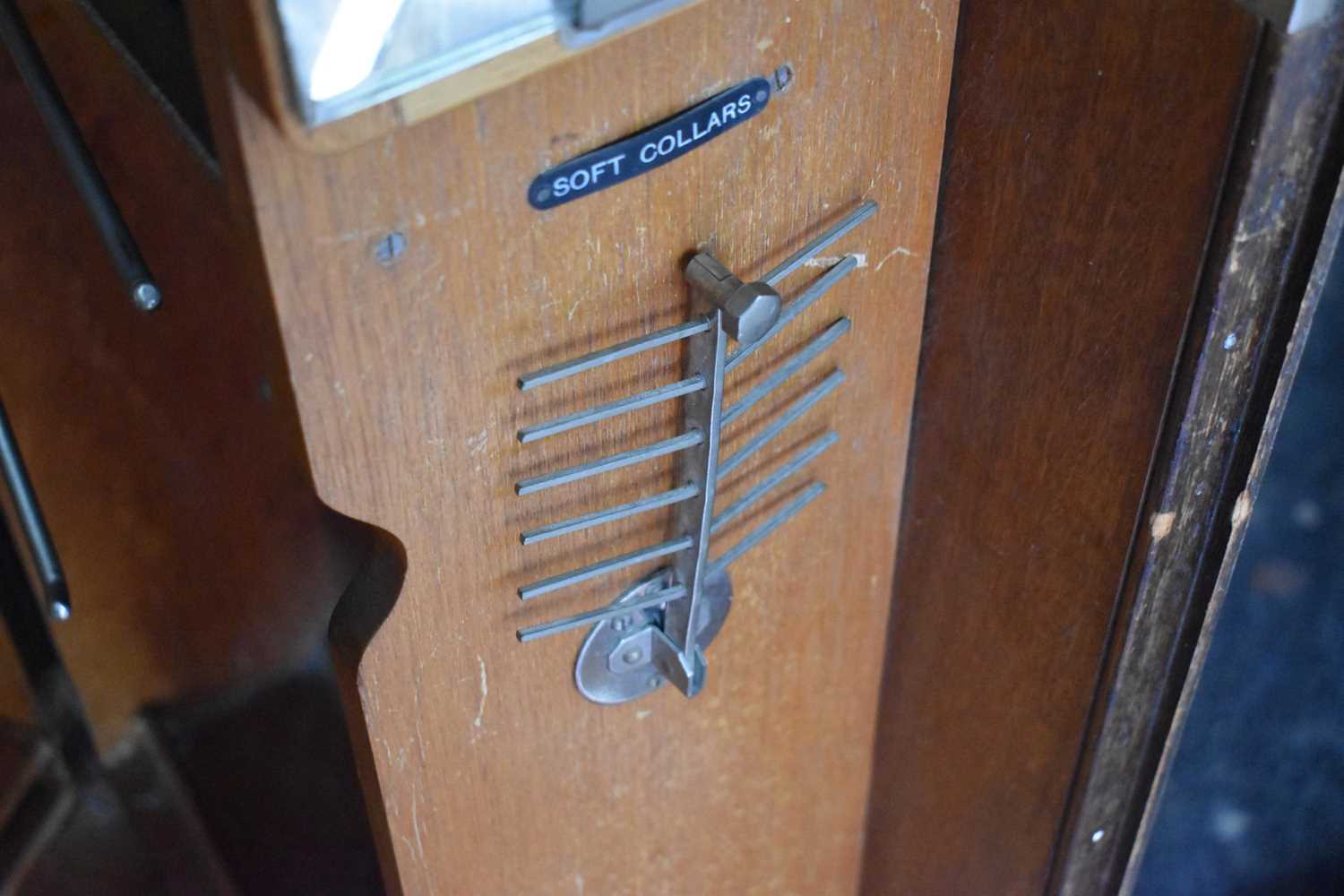 A vintage gentlemans Compactom oak wardrobe, the deep doors opening to reveal a fitted interior with - Image 15 of 15