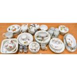 A group of Royal Worcester Evesham Vale tea & dinner ware, to include tureens, pastry dish, bowls,