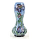 A Moorcroft vase in the "Ray of Hope" design by Paul Hildtich, 2014, limited edition 8/50, 29cm