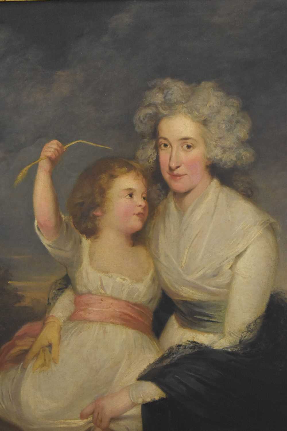 Carl Frederick Von Breda (1759-1818): portrait of Mrs R Bright and her son Richard Bright, oil on - Image 4 of 9