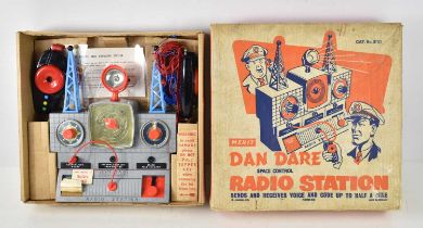 A vintage Dan Dare space control radio station, Merit No3110, in the original box.