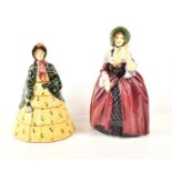 Two Royal Doulton figurines, The Poke Bonnet HN612, 24cm high and Margery HN1413.