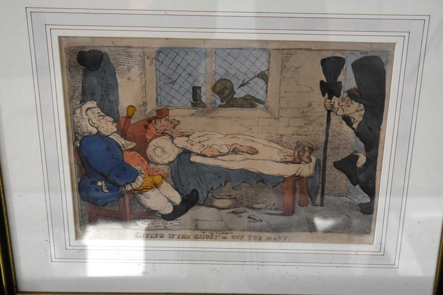 Thomas Rowlandson (1757-1827): A set of five hand coloured caricature etchings, comprising of " - Image 3 of 6