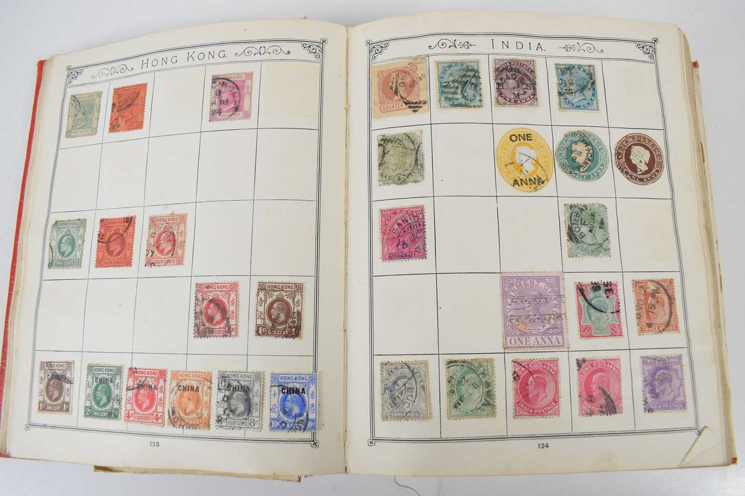 A stamp album containing British and Worldwide Victorian and later stamps, to include Penny Reds, - Image 8 of 9