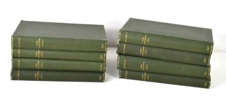 Fors Clavigera by John Ruskin, in eight volumes, published from 1871 to 1884 by George Allen, 1st