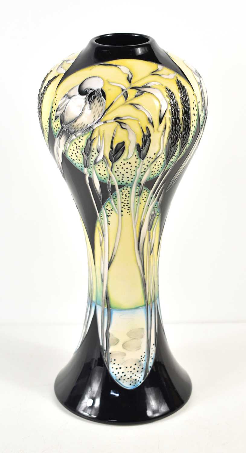 A Moorcroft vase in the Littoral Life pattern by Paul Hildtich, 2014, limited edition number 55/ - Image 2 of 3