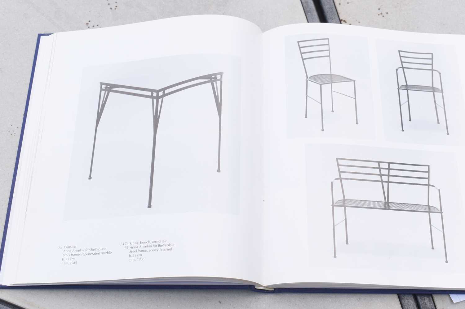 20th Century Design: a group of Anna Anselmi for Bieffeplast steel frame furniture, comprising six - Image 2 of 4