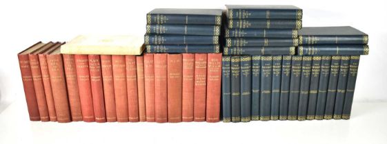 A collection of Rudyard Kipling books in 16 volumes, published by Macmillan and Co, together with