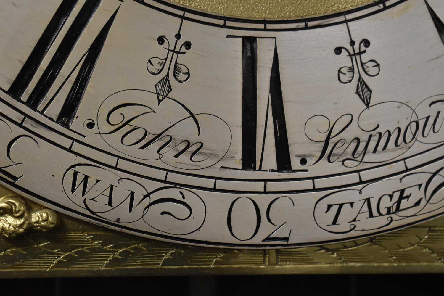 A fine and rare 18th century longcase clock by John Seymour, the brass clock face having a - Image 29 of 30