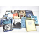 A collection of military related books to include Aircraft Recognition by R.A Saville-Sneath's,