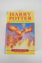 J. K. Rowling: Harry Potter and the Order of the Phoenix, signed First Edition, with author's