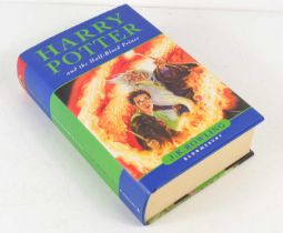 J. K. Rowling: Harry Potter and the Half-Blood Prince, signed First Edition, with author's signature