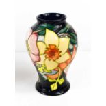 A Moorcroft vase commemorating the Golden Jubilee 2002, bearing impressed mark and dated 2001 to the