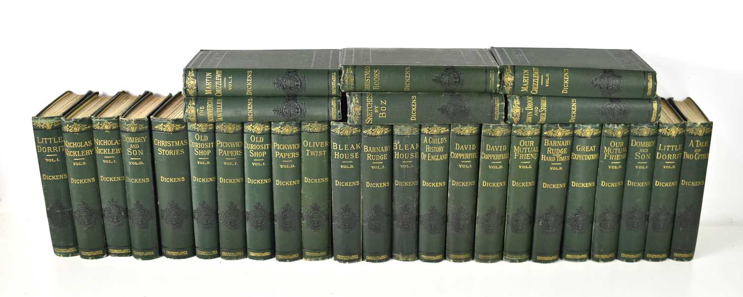 Charles Dickens, The Complete Works in 30 volumes, published by Chapman and Hall, 19th century, with