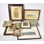 A group of military photographic portraits of various soldiers, Naval, RAF and Army, WWI and