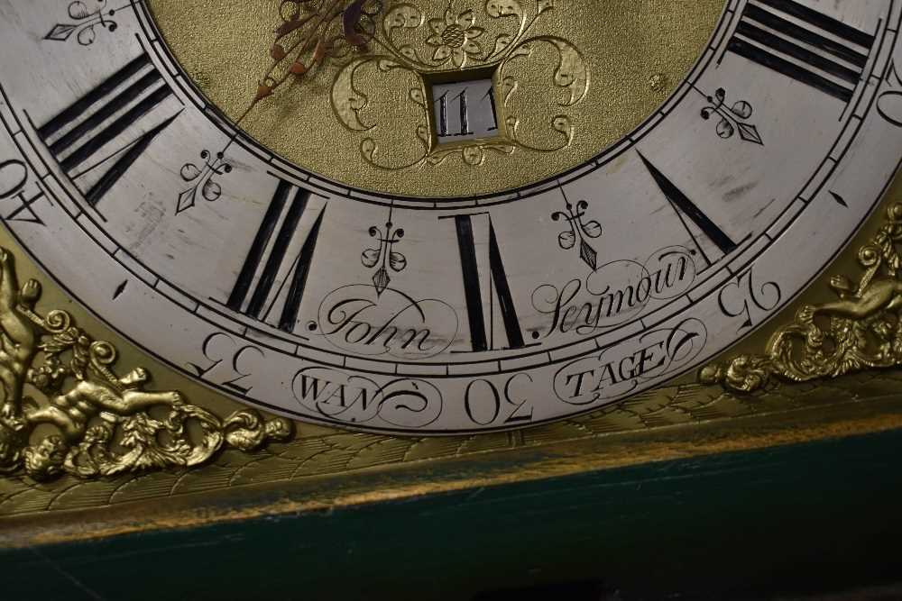 A fine and rare 18th century longcase clock by John Seymour, the brass clock face having a - Image 3 of 30