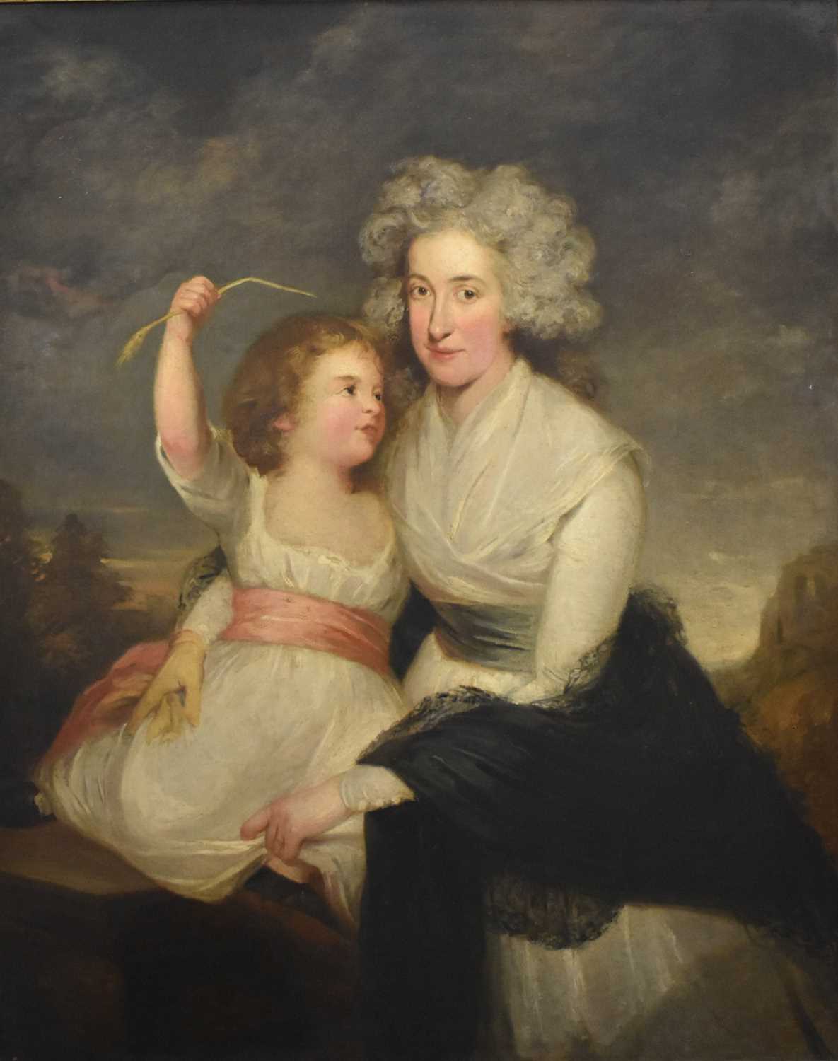 Carl Frederick Von Breda (1759-1818): portrait of Mrs R Bright and her son Richard Bright, oil on