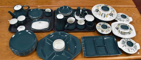 A Poole pottery tea & dinner service, including four lidded tureens, tea pot, hot water pot, milk
