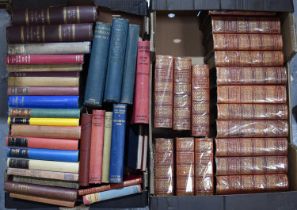 A group of collectable books to include Charles Dickens Library in eighteen volumes, Barrack