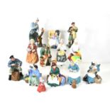 A group of thirteen Royal Doulton figurines, Teatime HN2255, Sweet Dreams HN2380. Christmas Morn