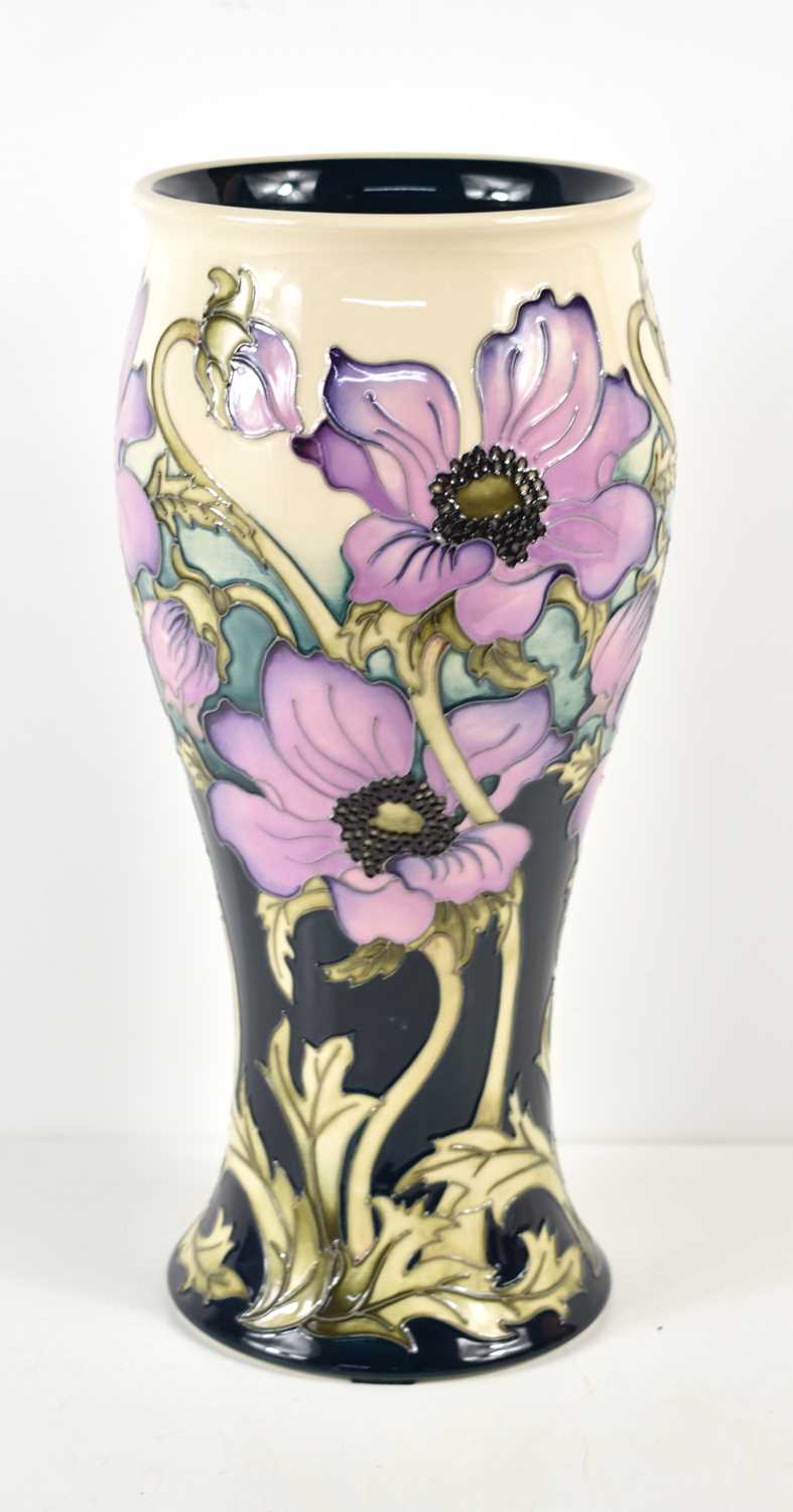 A Moorcroft pottery vase decorated in the Daughter Of The Wind pattern by Kerry Goodwin, 2016 year