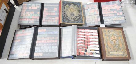 A collection of stamps, GB and World, mostly used, some mint and a few presentation packs, contained