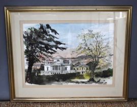 D Bertwhistle (20th century): Chiswick Villa, watercolour, signed lower right, 53 by 75cm.