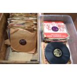 A group of 78rpm records to include Tennessee Ernie Ford, Doris Day, The Kalin Twins, Bill Haley and