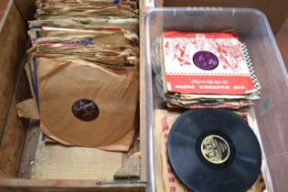 A group of 78rpm records to include Tennessee Ernie Ford, Doris Day, The Kalin Twins, Bill Haley and