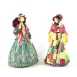 Two Royal Doulton figurines, Clarissa HN1525, 26cm tall and The Parsons Daughter, HN564.