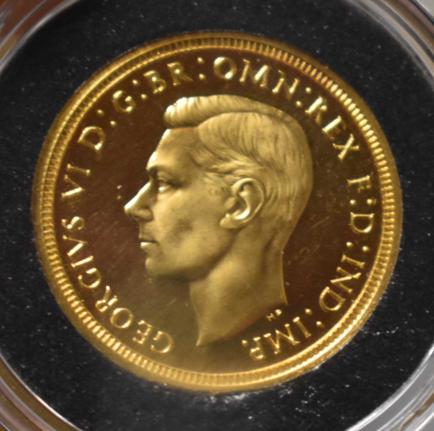 The King George VI Proof Quality Gold Half Sovereign of 1937 proof, The Only Year of Issue, with - Image 3 of 5