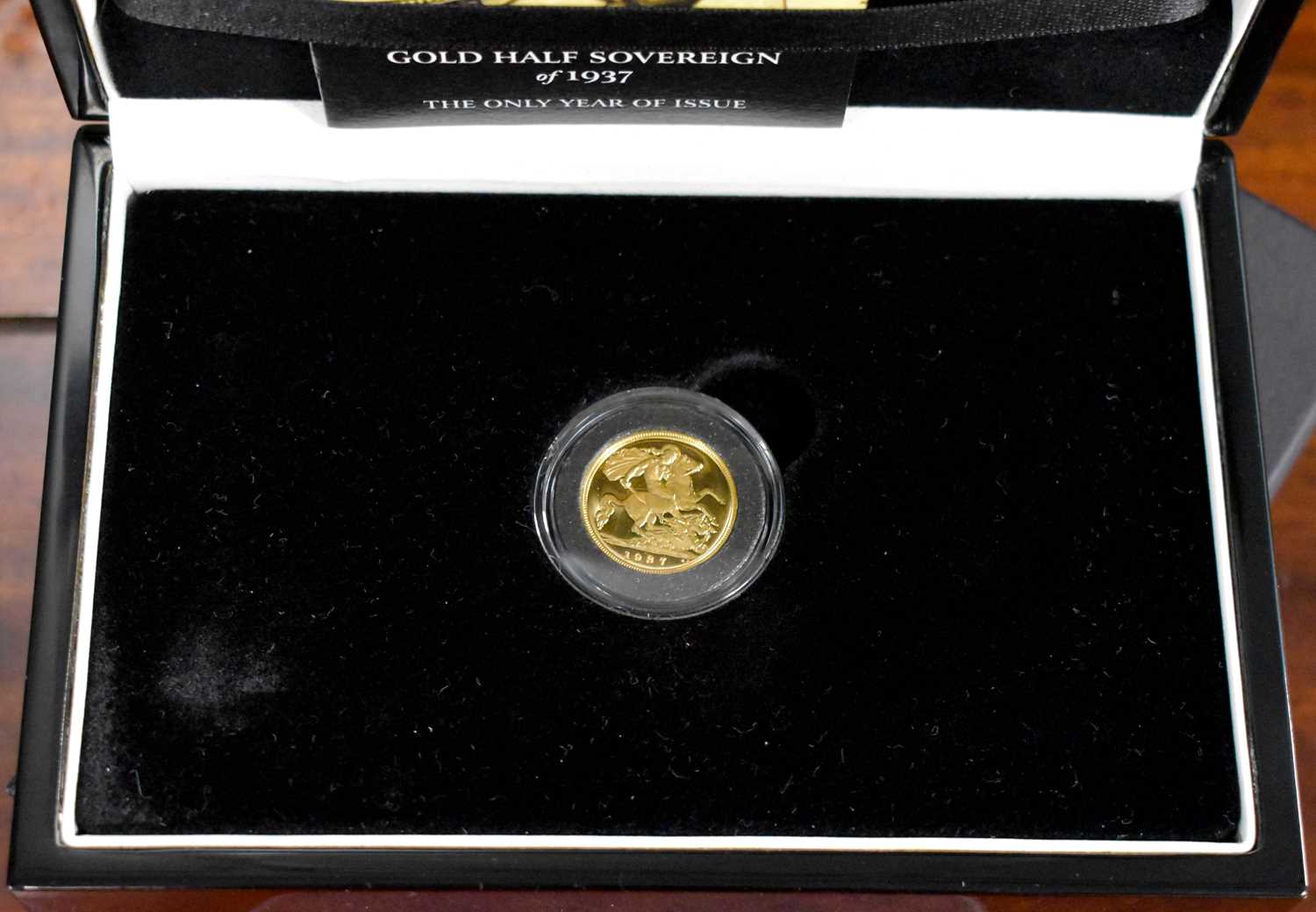 The King George VI Proof Quality Gold Half Sovereign of 1937 proof, The Only Year of Issue, with - Image 2 of 5