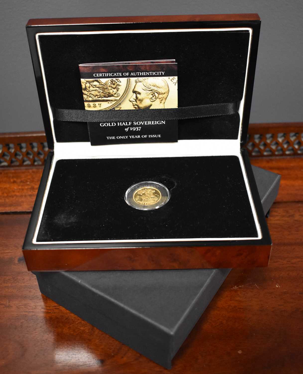 The King George VI Proof Quality Gold Half Sovereign of 1937 proof, The Only Year of Issue, with