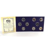 The Platinum Wedding Anniversary Photographic Coin Collection, comprising of The Platinum Wedding