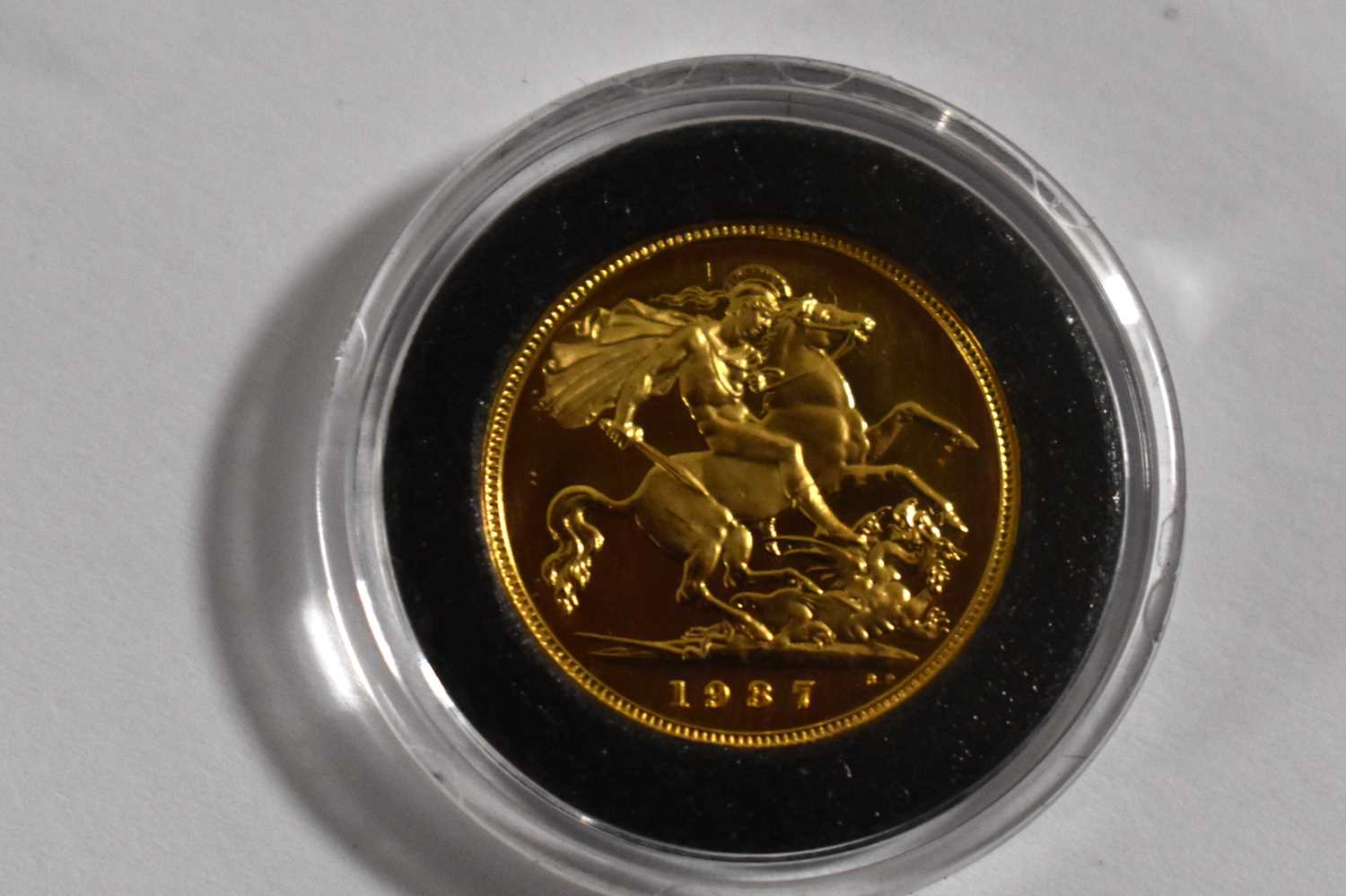 The King George VI Proof Quality Gold Half Sovereign of 1937 proof, The Only Year of Issue, with - Image 4 of 5