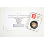 A Queen Elizabeth II 22ct gold Memoriam sovereign, 2022, bullion finish, sealed in a Datestamp