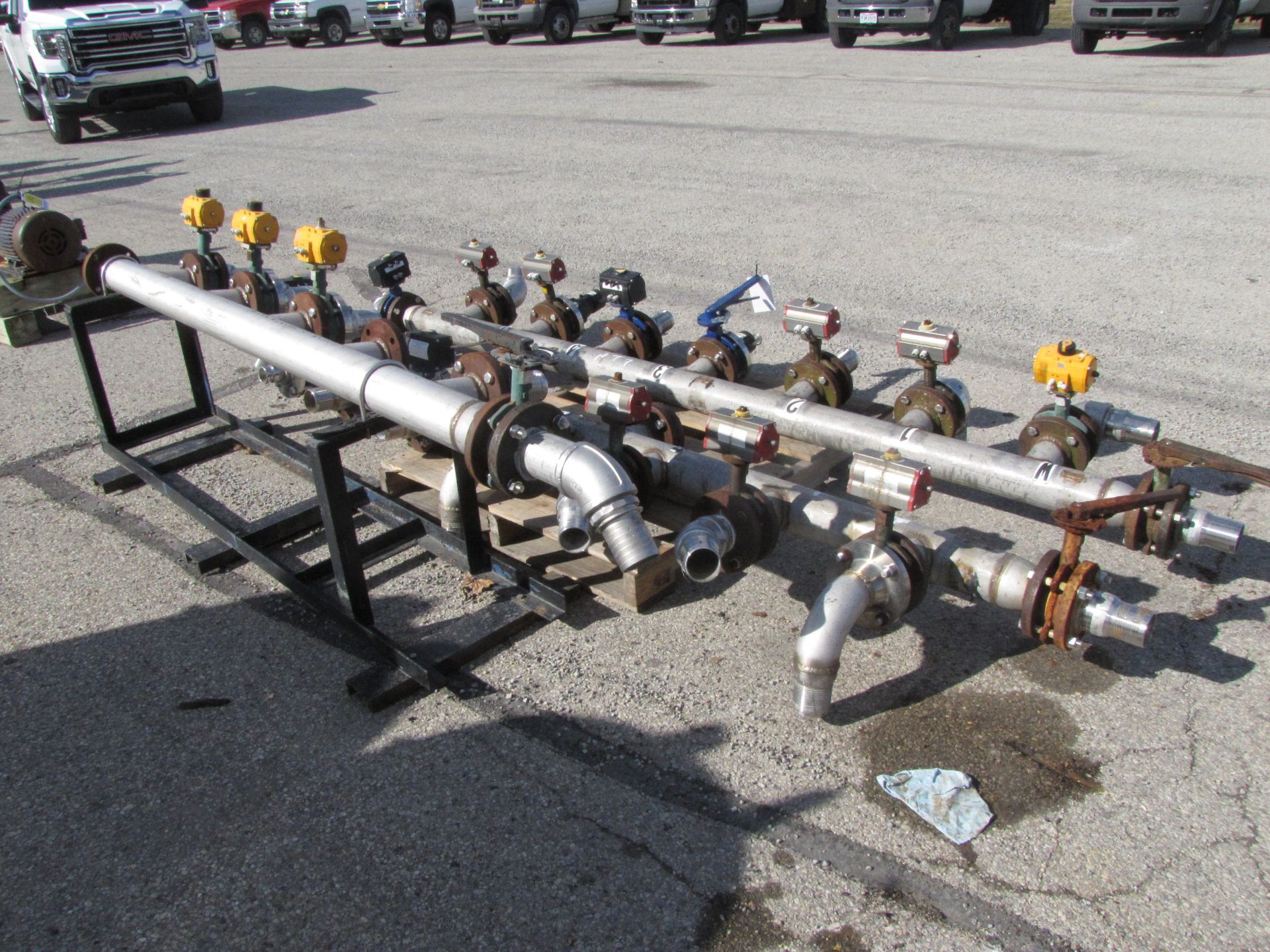 SS Manifolds w/ Air Valves - Image 4 of 8