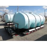 3200-gal poly tank on saddle