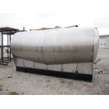 3000-gal 2-compartment SS tank