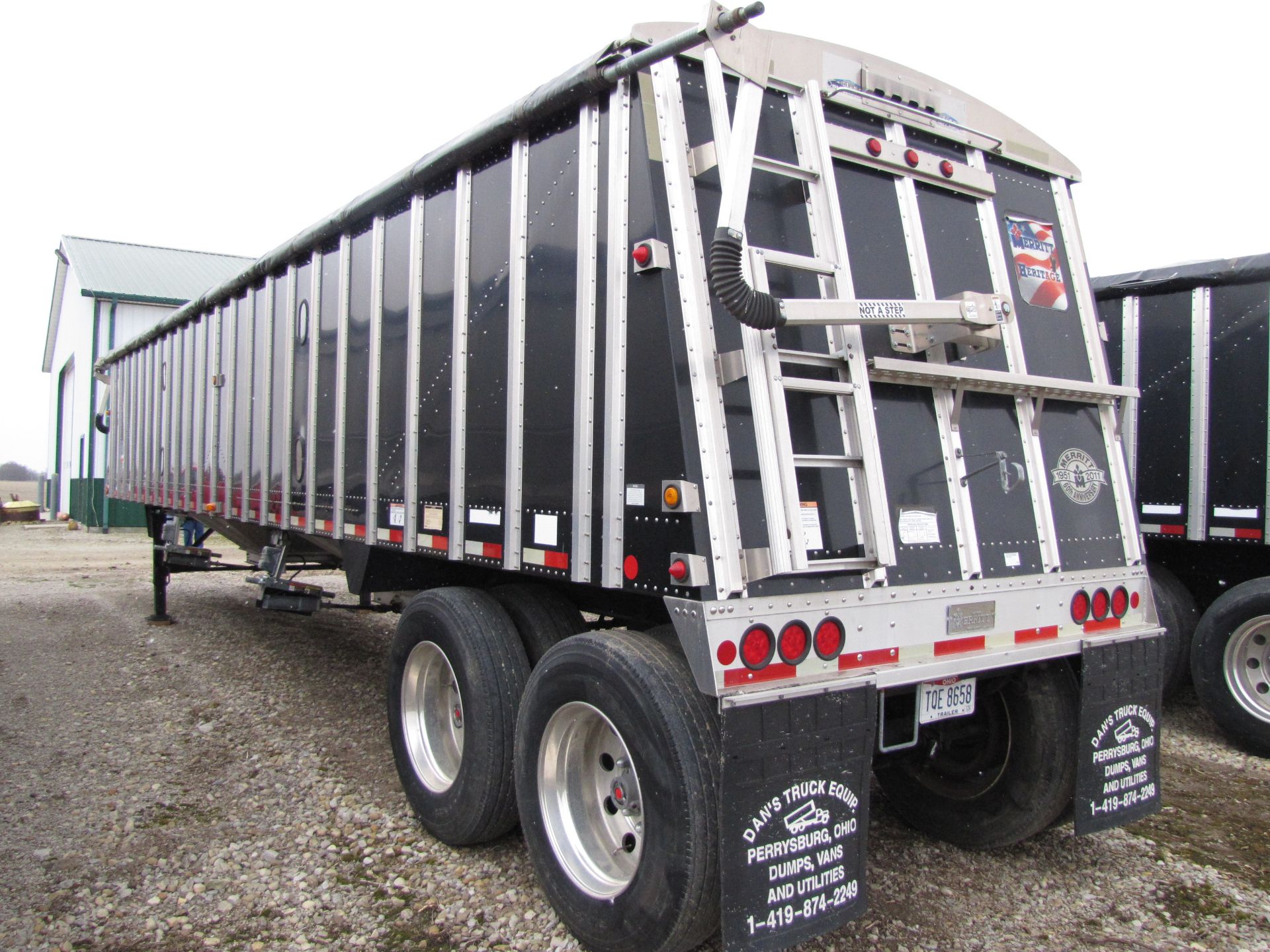 2014 38' Merritt Hopper Bottom Grain Trailer - Image 5 of 40