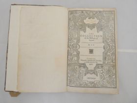 DANIEL SAMUEL.  The Collection of the Historie of England by S.D. 222pp. Ornate wood eng. title.