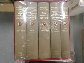 Folio Society.  Winston S. Churchill, The World Crisis. Set of 5 vols. in slip case.