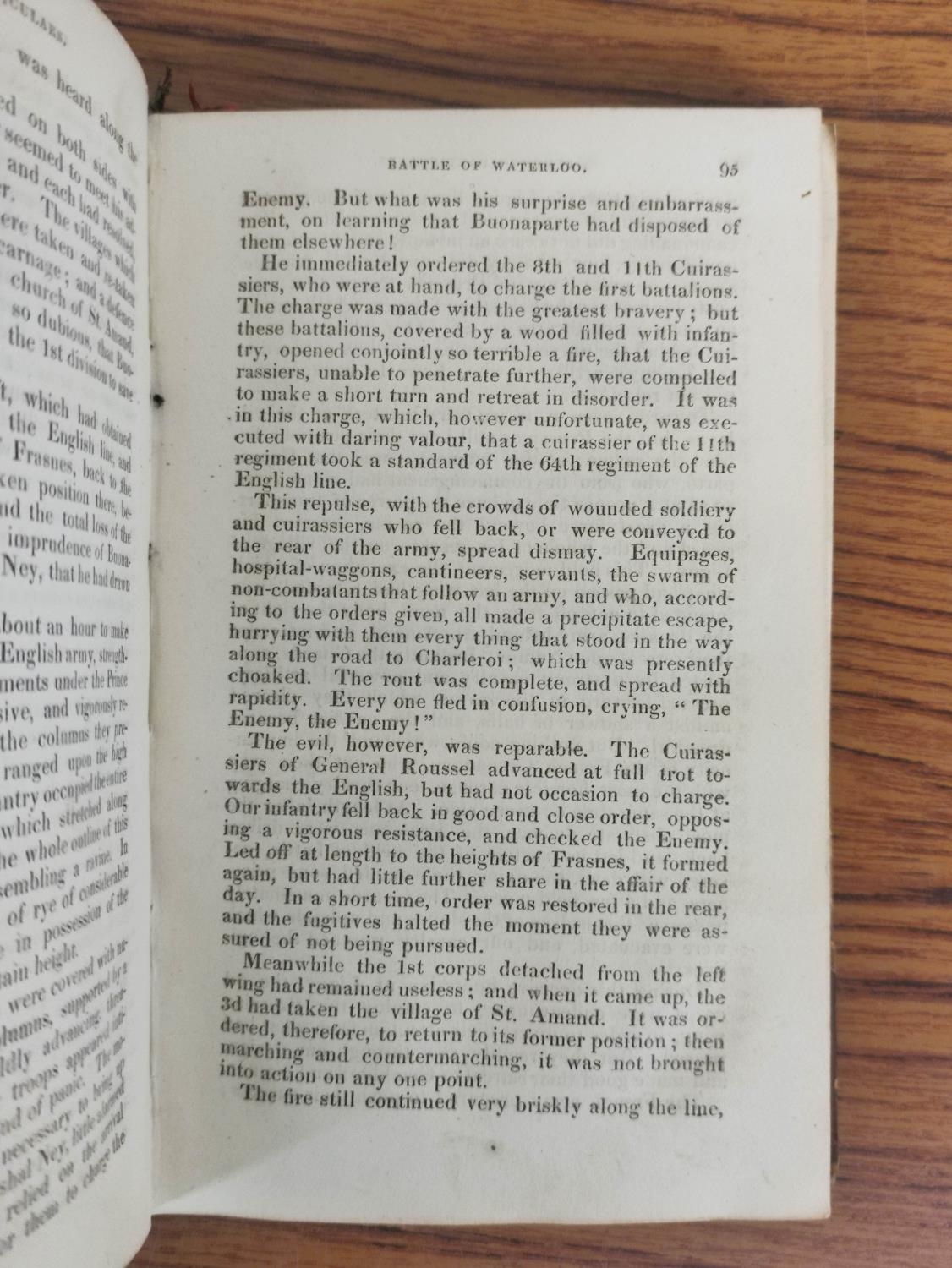 BOOTH JOHN.  The Battle of Waterloo Containing the Series of Accounts Published by Authority ... - Image 5 of 8